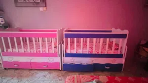 2 baby cot and highchair