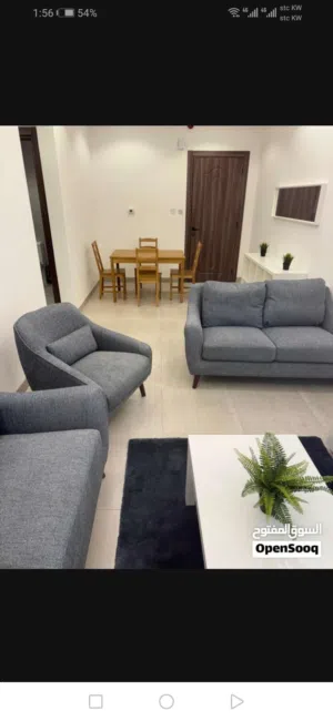 شقق اول ساكن مفروشه بالمهبوله 1غرفه 1حمام مطبخ وصاله حمام سباحة وجم
