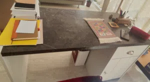 sofabed sofa and office table for sale