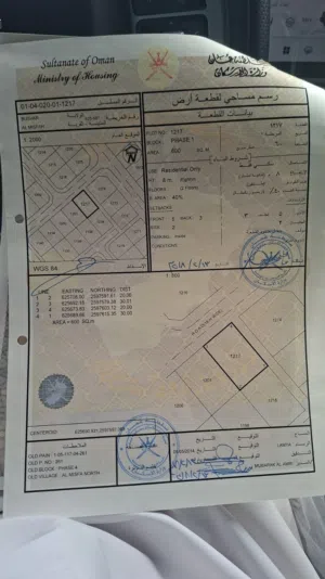 Residential Land for Sale in Muscat Misfah