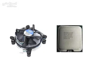 مروحة انتل اصليه لمعالج كمبيوتر lga 775 + معالج بنتيوم Pentium 630 CPU
