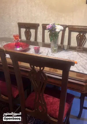 طاولة سفرة فخمة مصنوعة من خشب الزان الثقيل