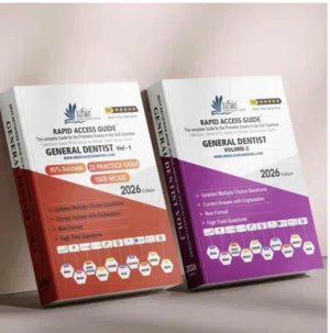 2 كتاب يتضمن اسئلة امتحان الرخصة dha/moh/doh