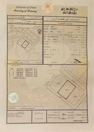 Residential Land for Sale in Muscat Amerat