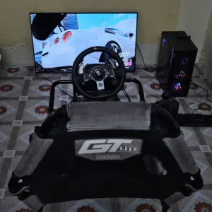 Gaming Pc With Wheel Setup