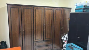 Wooden wardrobe