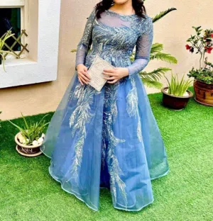 Blue Gown Dress