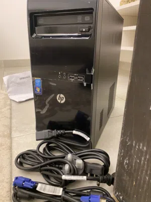 كمبيوتر تام جديد بالنايلوات شاشة و كيس وكيببورد وفاكس