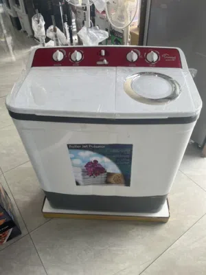 غساله حوضين ناشونال الاصليه حجمً 13 كيلو مع مضخه