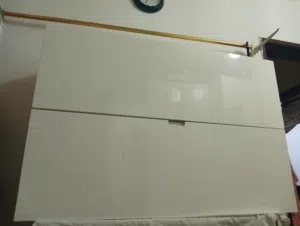 wall fitting shelf two doors  like new
