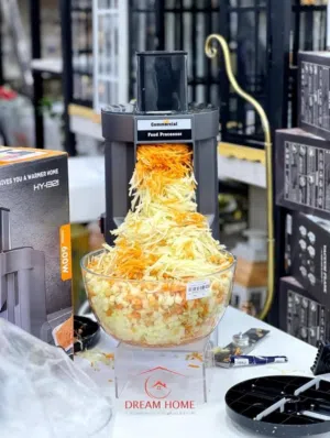 ماكنة تقطيع السلطة مربعات Gold Vision المخصصة للبيوت والمطاعم