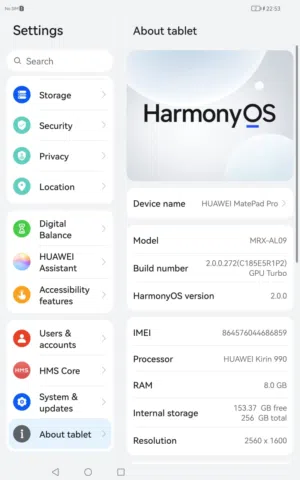 HUAWEI MatePad Pro. حالة ممتازة.