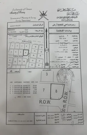 Residential Land for Sale in Al Batinah Al Masnaah