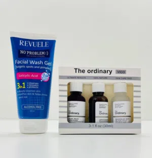 لكل بشرة تعاني من الحبوب وفرنا الج هذا البكج الي راح يعالج بشرتج وانتي تحتاجين هيج بكج