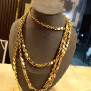 سنسأل حلبي طوله مترين مطلي ذهب عيار 24 جميل جدا