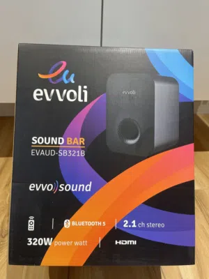 ساوند بار Evvoli 320W جديد بالكرتون