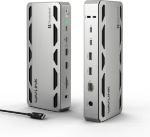 WAVLINK Thunderbolt 5 Dock, 12-in-1 TB5 Docking Station with 120Gbps Max Transfer, 140W PD, 2.5G LAN