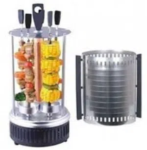 شواية اسياخ كهربائيه دواره   اللحوم و الخضار و الشيش طاووق  صحون تصفاية الشحوم والزيوت سهلة التنظيف
