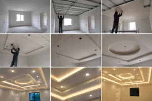 نقدم خدمات سكرين ودكورات حديثة للديكور الداخلي للجدران والأسقف والمكاتب والمحلات باحتراف عالي.