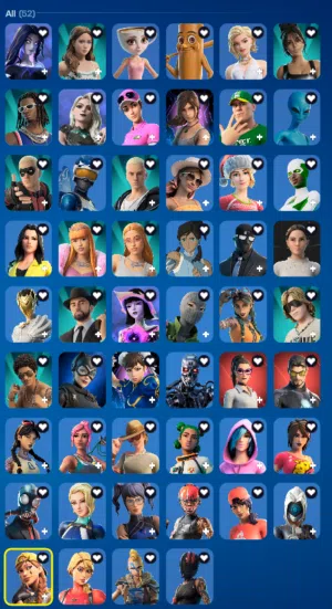 OG Sweaty Fortnite Account for Sale - 300+ Skins (playstation and xbox linkable)