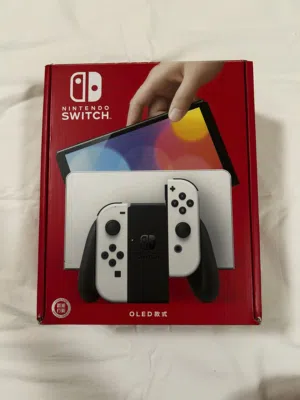 Nintendo switch Oled white edition with accessories