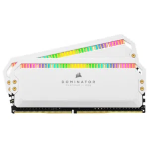 CORSAIR 16GB Kit 3600hz Dominator Platinum RGB RAM Memory (2x8GB), White