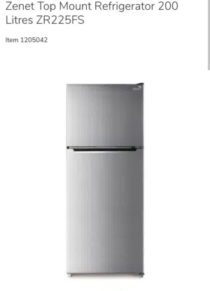 ثلاجة زينيت جديدة وثلاجة زنت