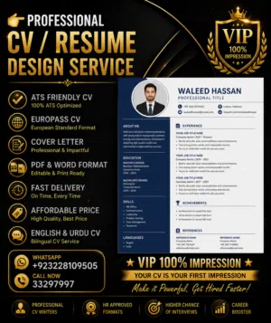 Professional CV / Resume Design Service