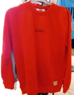 Sales Zara T shirts from sports shop