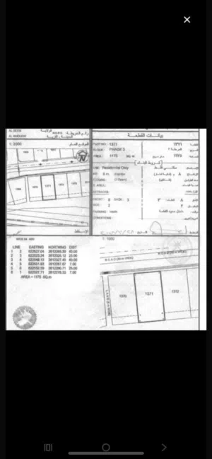 ارض سكنية في الخوض اول خط من شارع مزون