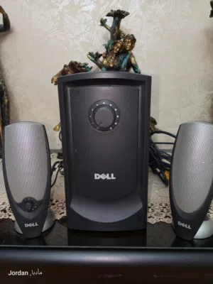 مضخم صوت ماركه Dell مميز  مع سماعات عدد 2