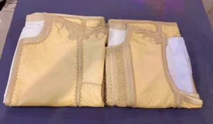 كاط سكاروته فاخر ثلاث قطع بفرملة بدعية مخدوم بجودة عالية قماش ياباني فاخر من أجود أنواع الأقمشة