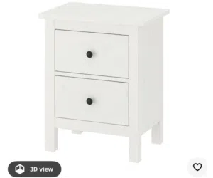 IKEA bedside nightstand, new condition