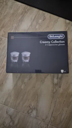 DeLonghi Creamy Collection 6 Cappuccino glasses