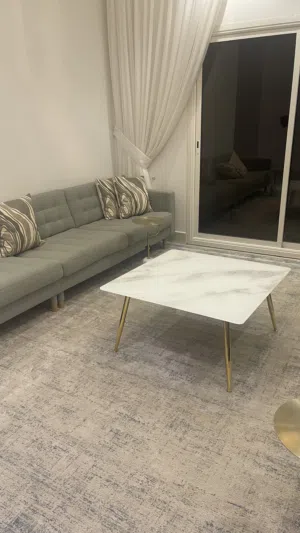 طاولة قهوة بسطح زجاجي - ويلما