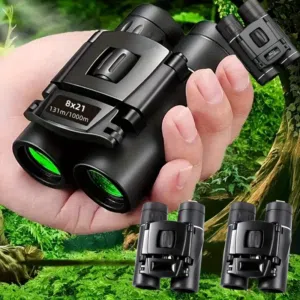 منظار HD للتكبير للحياة البرية والصيد - ABS متين، بصريات عالية الوضوح، تسجيل فيديو 1080P، م