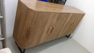 Preto Side Board, a contemporary 4-door furniture piece