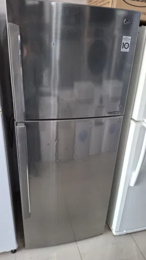 ثلاجه أل جي استانلس ستيل حجم 422 لتر مستعمل بحاله ممتازه جدا والسعر شامل التوصيل داخل عمان