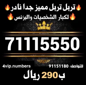 أرقام هواتف مميزة جداً ثاني و ثلاثي مرتب و رباعي و خماسي و سداسي وكل من ألارقام يلس يخطر في بالك vip