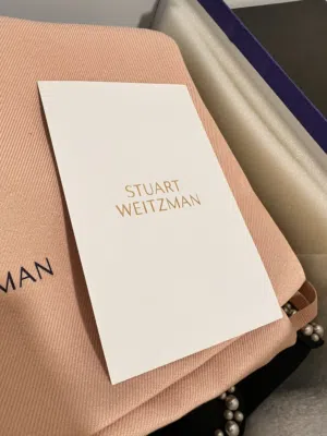 Stuart Weitzman Pearl Leather Ankle Boots