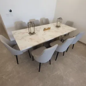 Marble Dining Table seats 8