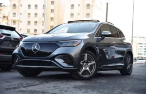 Mercedes EQE 350+ 2023 مرسيدس كهربائية تقطع 650 كم بالشحنة الواحدة
