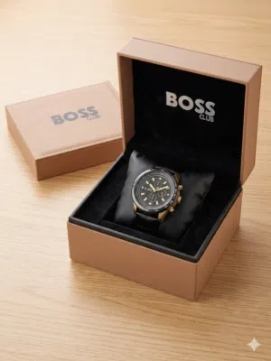 Elegant BOSS CLUB Men’s Chronograph Watch