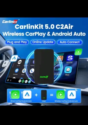 للبيع محول مسجل للسيارة كارلينكيت 5.0 CPC200-C2Air----- محول لاسلكي لـ CarPlay و Android Auto