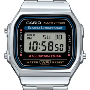 ساعة Casio A168WA-1 – كلاسيكية أنيقة لا تفقد رونقها