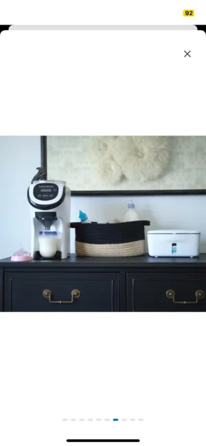 ماكنة صانعة تحضير حليب الأطفال من BabyBrezza Advanced Pro Mini