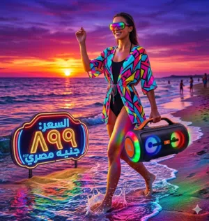 مكبر صوت محمول بلوتوث بأضائة متعددة rgb jl390