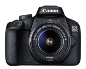 EOS 4000D DSLR With EF-S 18-55mm F/3.5-5.6 III Lens 18MP Built-In Wi-Fi Black