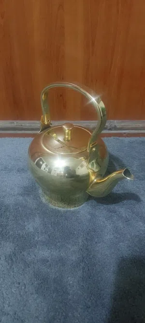 ابريق شاي نحاس حجم كبير بحالة الوكالة