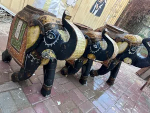 للبيع تماثيل خشب كبيرة و ثقيلة خشب ساج